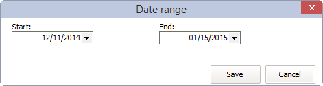 Date range for cancelling assignments