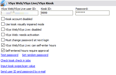 Web/kiosk panel in Profile Editor